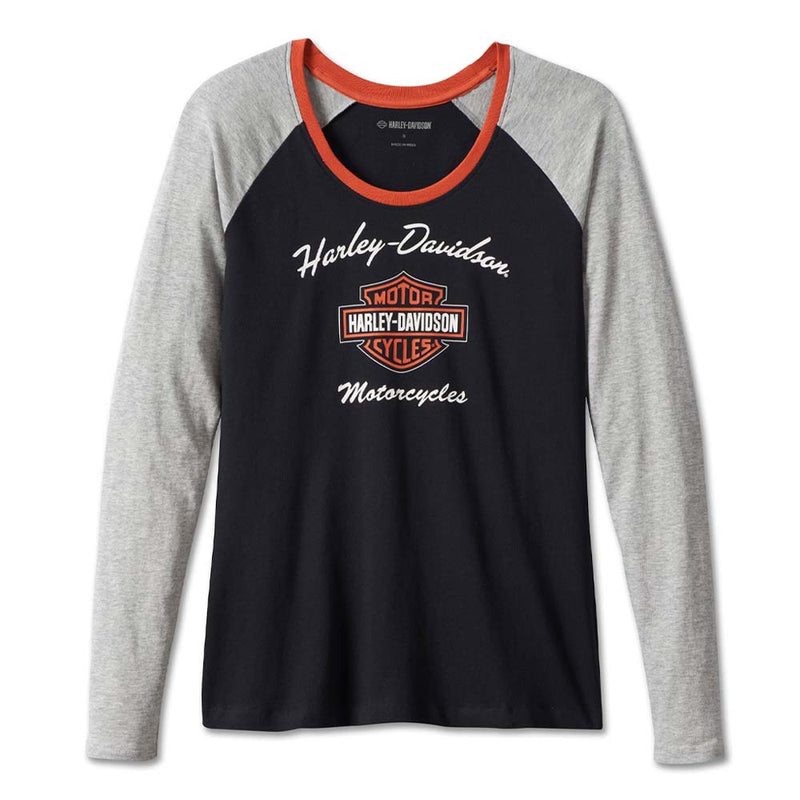 Load image into Gallery viewer, Women's First-Class Long Sleeve Raglan Tee