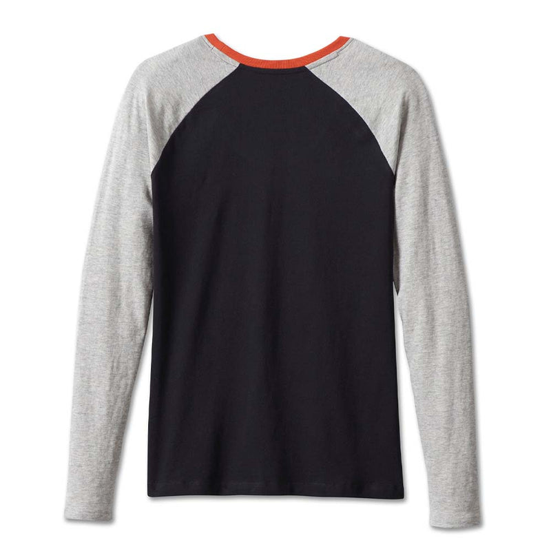 Load image into Gallery viewer, Women's First-Class Long Sleeve Raglan Tee