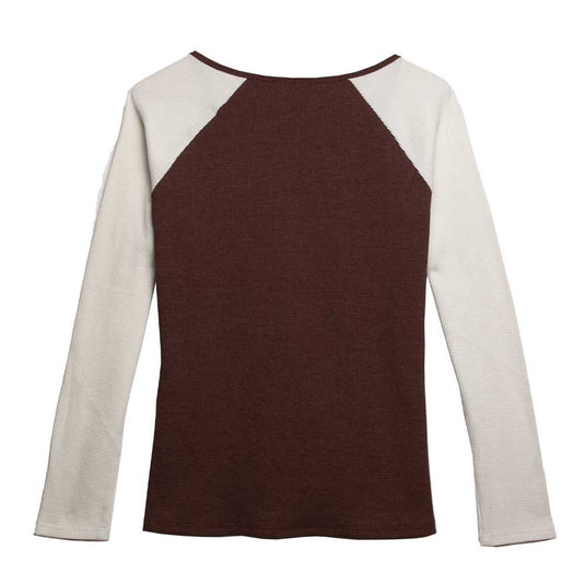 Women's Silver Wing Waffle Knit Top