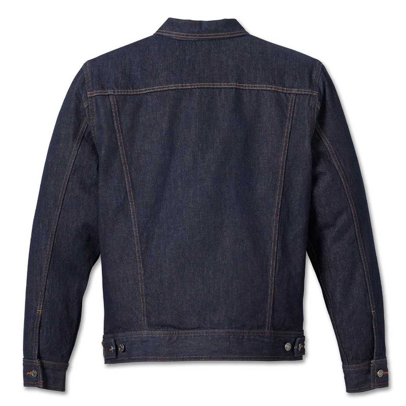 Load image into Gallery viewer, Men's Harley Davidson Denim Jacket - Dark Blue