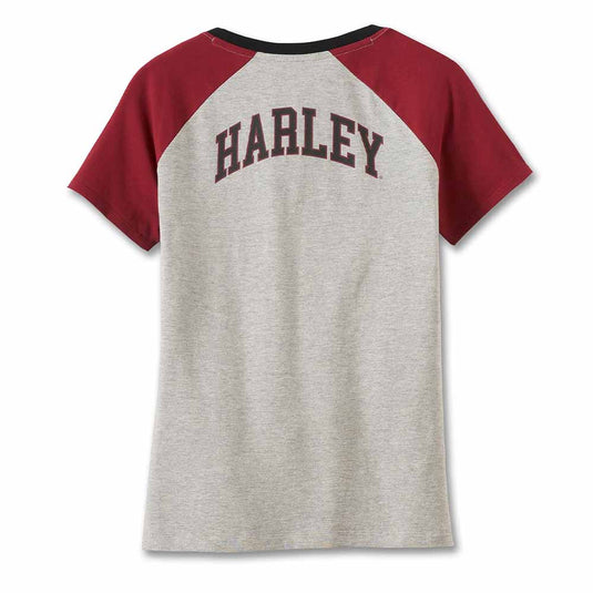 Women's United Raglan Tee - Light Grey Heather