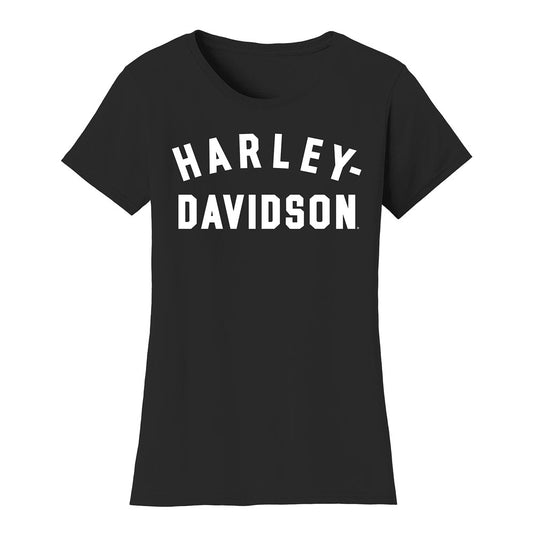 Women's Forever Racer Font Tee - Black Beauty