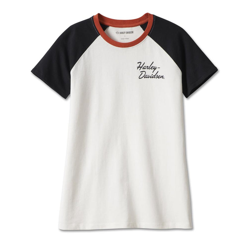 Load image into Gallery viewer, Women's Essential Raglan Ringer Tee