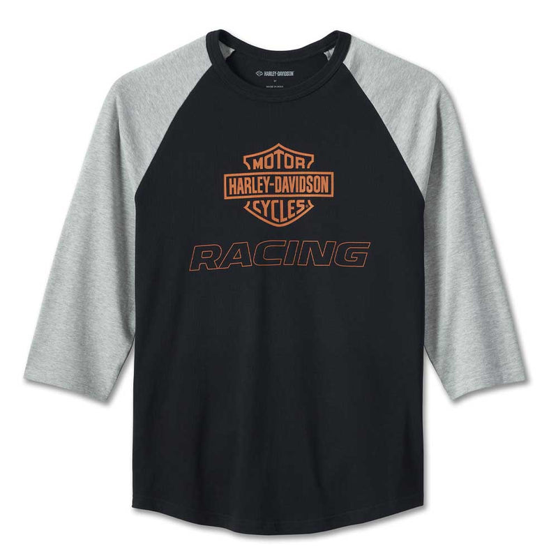 Load image into Gallery viewer, Men's Factory Raglan Tee - Black Beauty