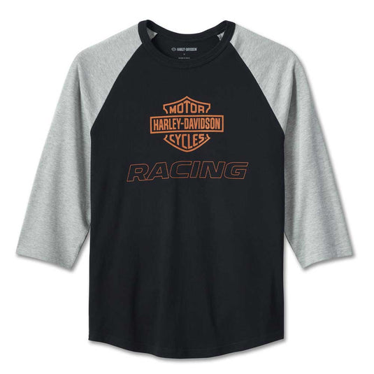 Men's Factory Raglan Tee - Black Beauty