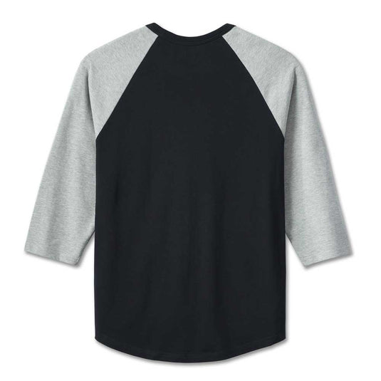 Men's Factory Raglan Tee - Black Beauty