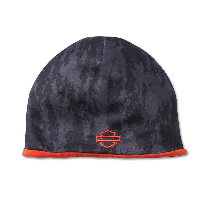 Load image into Gallery viewer, Reversible Camo Beanie - Vintage Orange