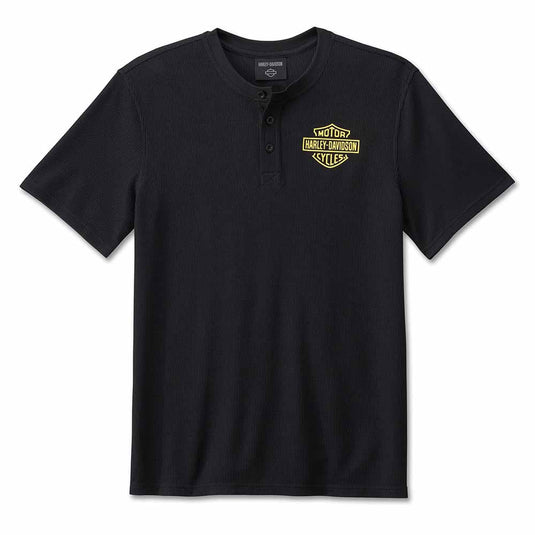 Men's Bar & Shield Racing Short Sleeve Henley