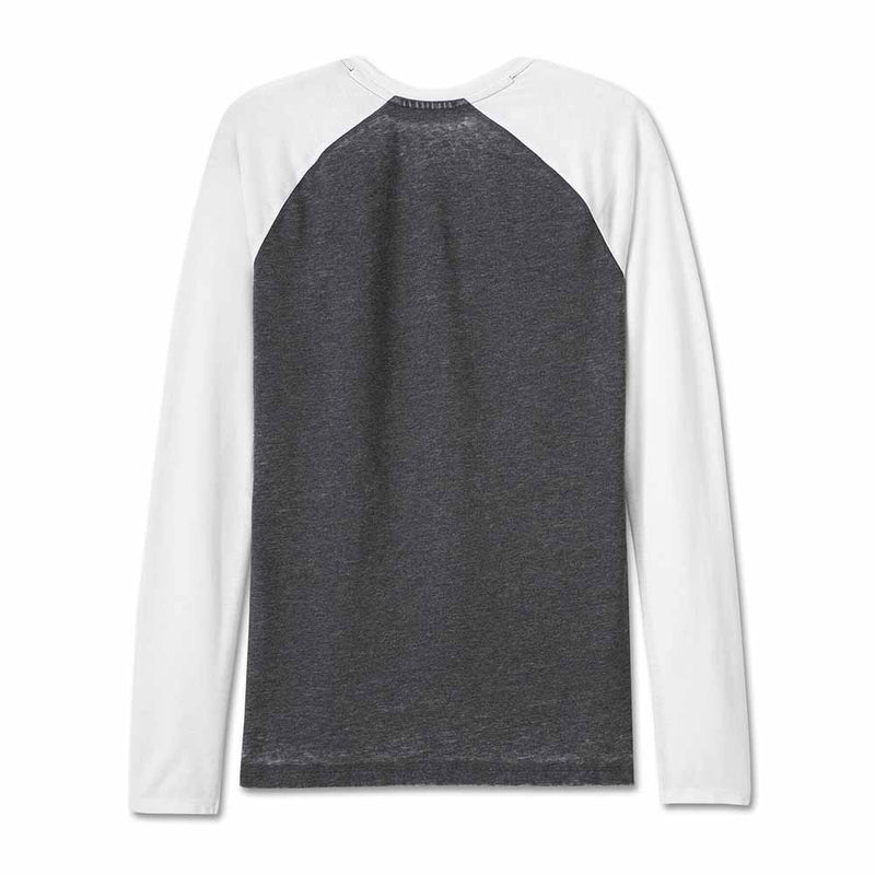 Load image into Gallery viewer, Women's Burnout Raglan Top - Black Beauty