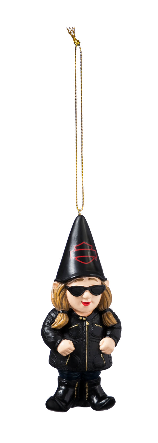 Harley-Davidson Female Mechanic Gnome Ornament