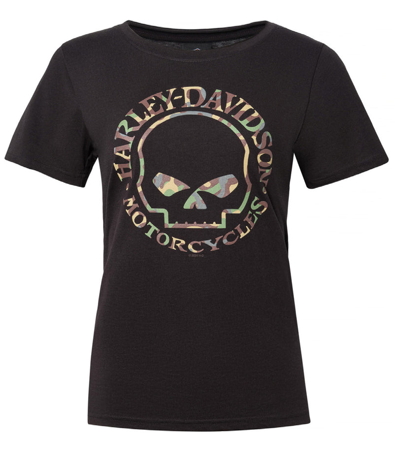 Load image into Gallery viewer, Women's Willie G Camo Dealer Tee