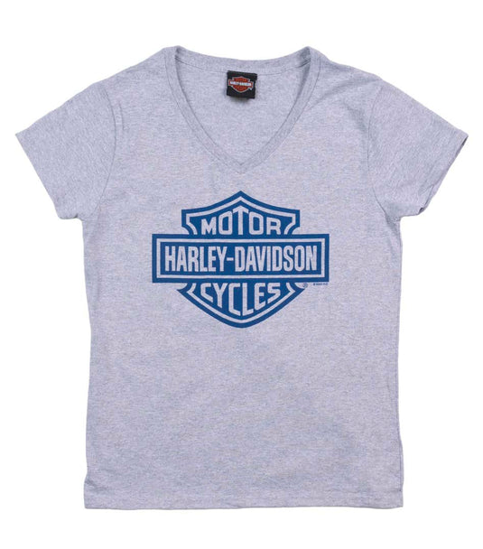 Women's Bar & Shield Grey Dealer Tee