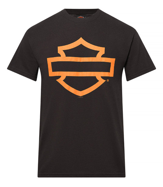 Men's Open Bar and Shield on Black Dealer Tee