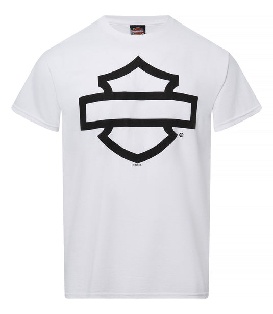 Men's Open Bar and Shield on White Dealer Tee