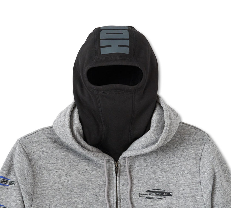 Load image into Gallery viewer, Roaring Balaclava Hoodie - Grey Heather