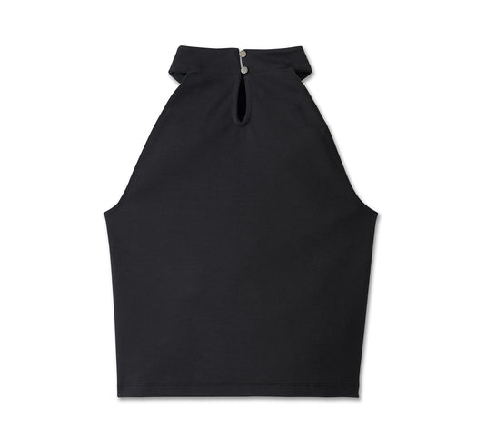 Women's Stacked Bar & Shield Halter