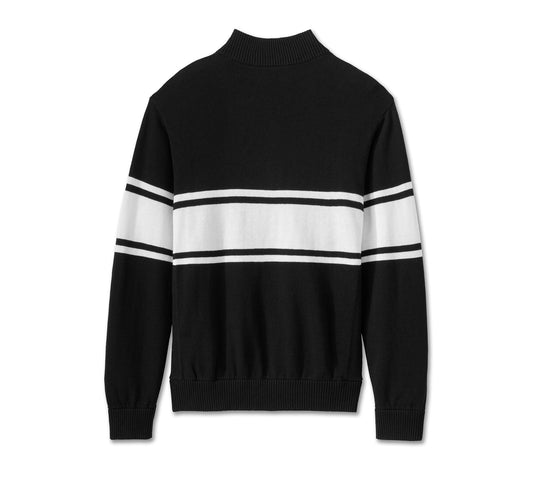 Harley-Davidson 1/4 Zip Sweater - Harley Black