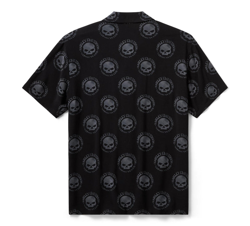 Load image into Gallery viewer, Men's Willie G Skull Aloha Shirt