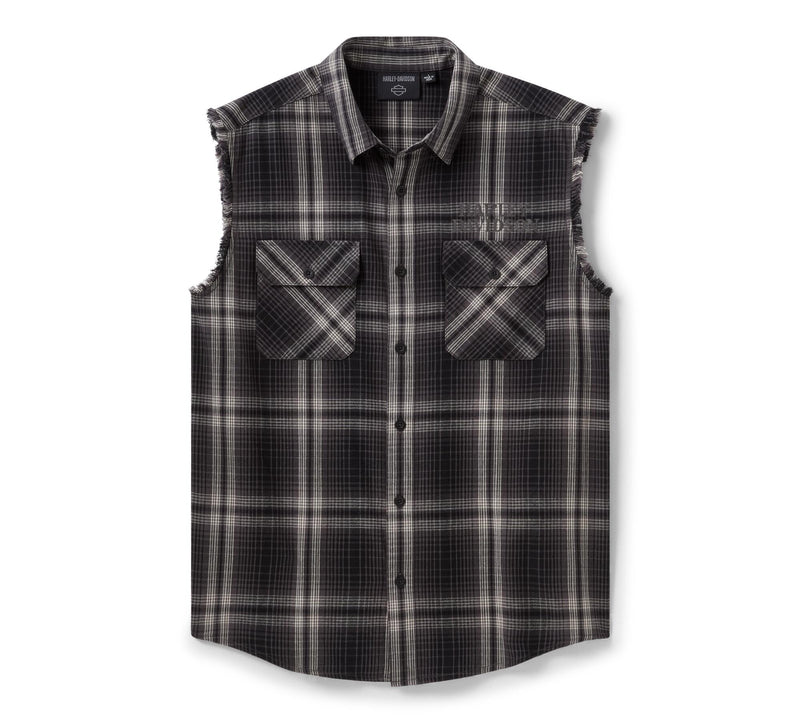 Load image into Gallery viewer, Men's Willie G Skull Reflective Plaid Blowout