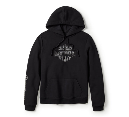 Essential Bling Pullover Fleece Hoodie - Harley Black