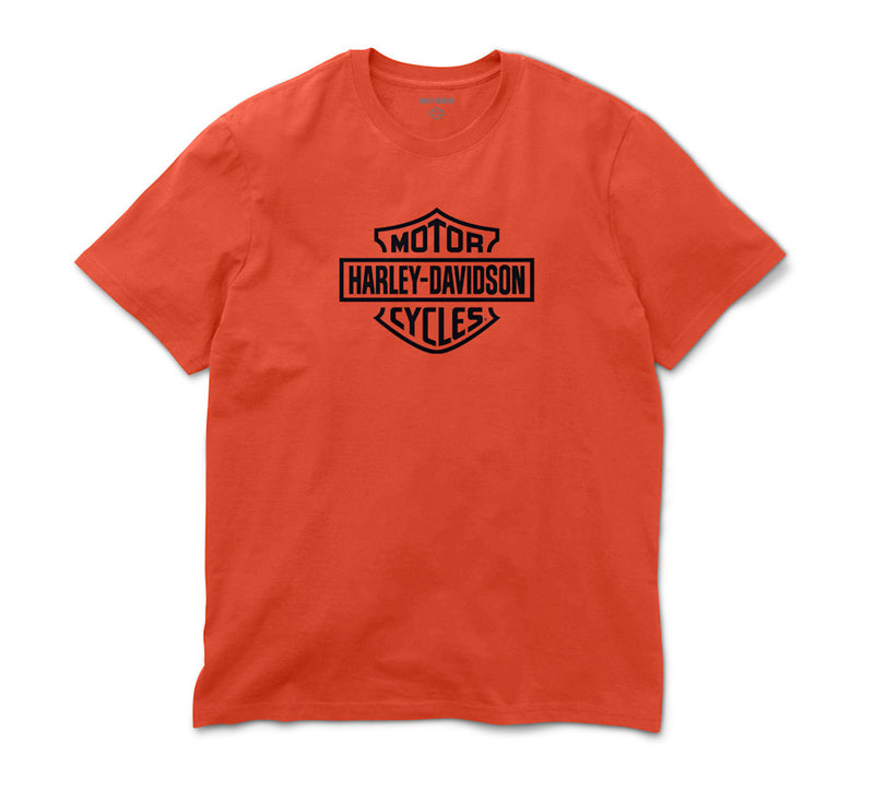 Load image into Gallery viewer, Men's H-D Standard Bar & Shield Tee - Orange