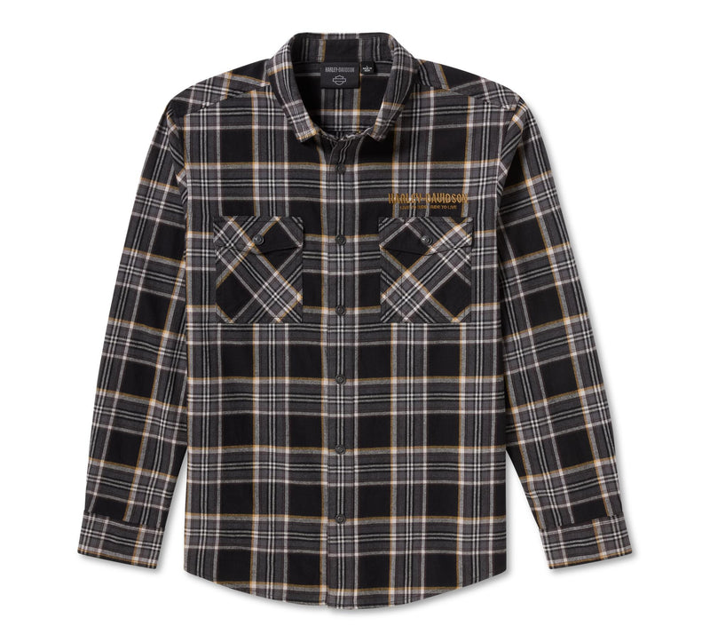 Load image into Gallery viewer, Willie G™ Dark Custom Heavy Weight Flannel Shirt