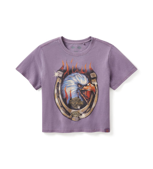 Women's Dickies x H-D Flaming Eagle Boxy Crop Tee