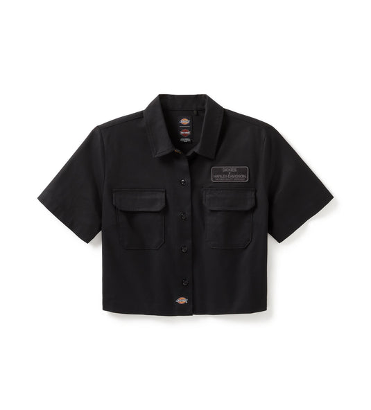 Women's Dickies x H-D Eagle Cropped Work Shirt