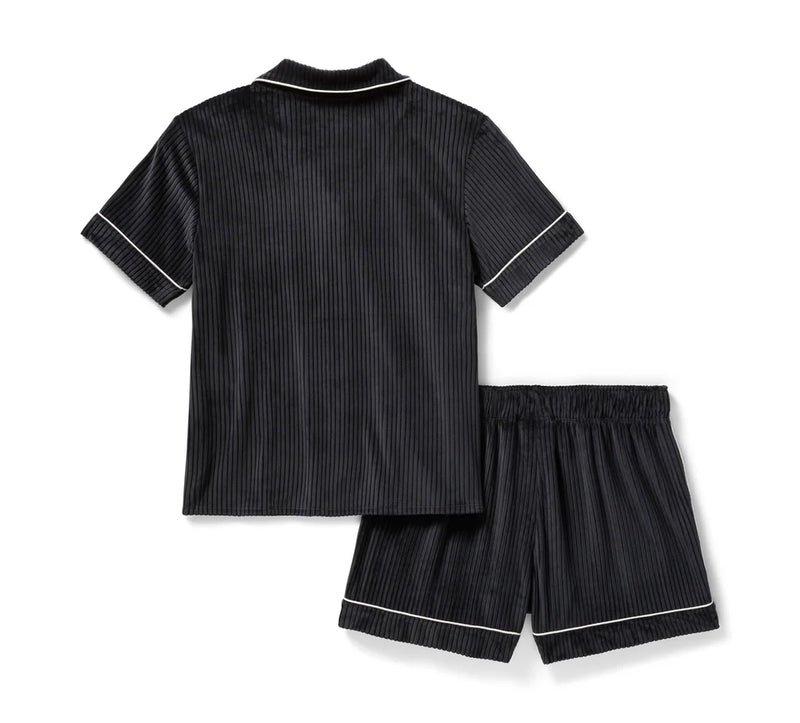 Load image into Gallery viewer, Women's Velour Pajama Short Set