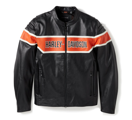 H-D Trenton Leather Riding Jacket