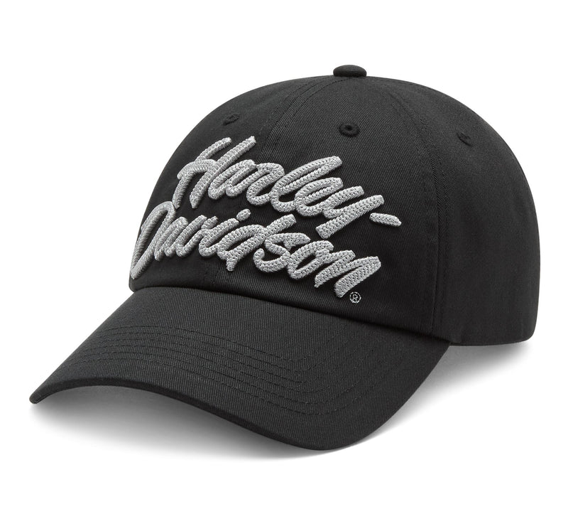 Load image into Gallery viewer, Men's Chainstitched Switchback Adjustable Cap - Black
