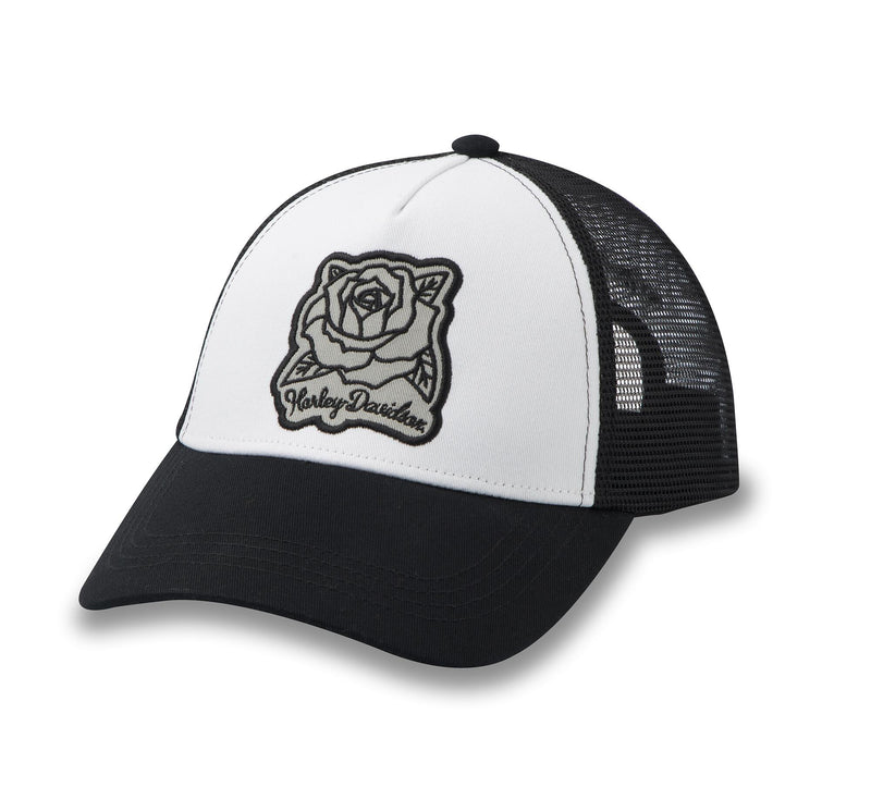 Load image into Gallery viewer, Women's Rosebud Trucker Cap