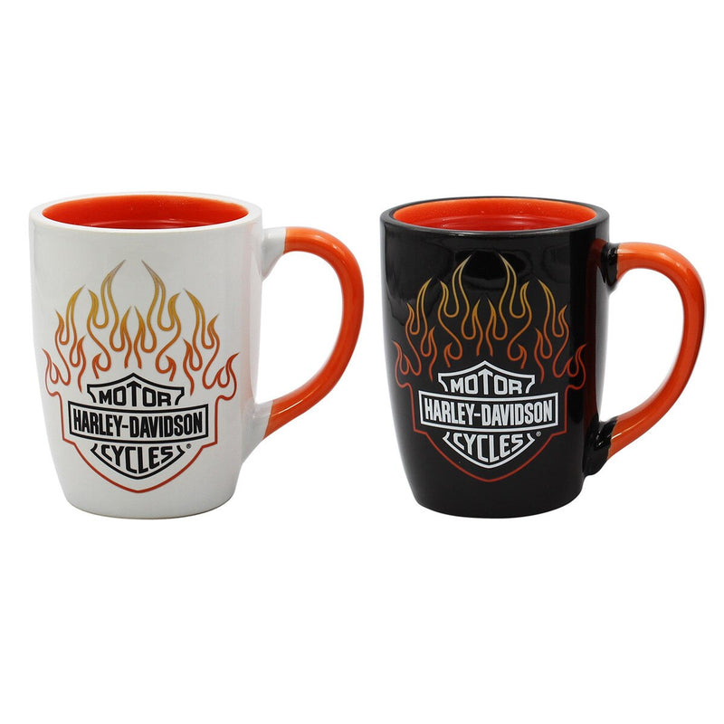 Load image into Gallery viewer, H-D Bar and Shield Colour Change Mug Set