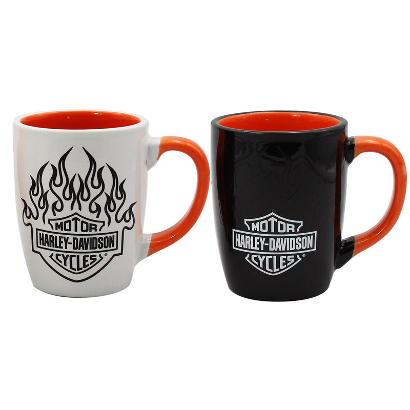 Load image into Gallery viewer, H-D Bar and Shield Colour Change Mug Set