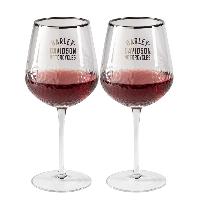 Load image into Gallery viewer, HD Pebbled Wine Glass Set