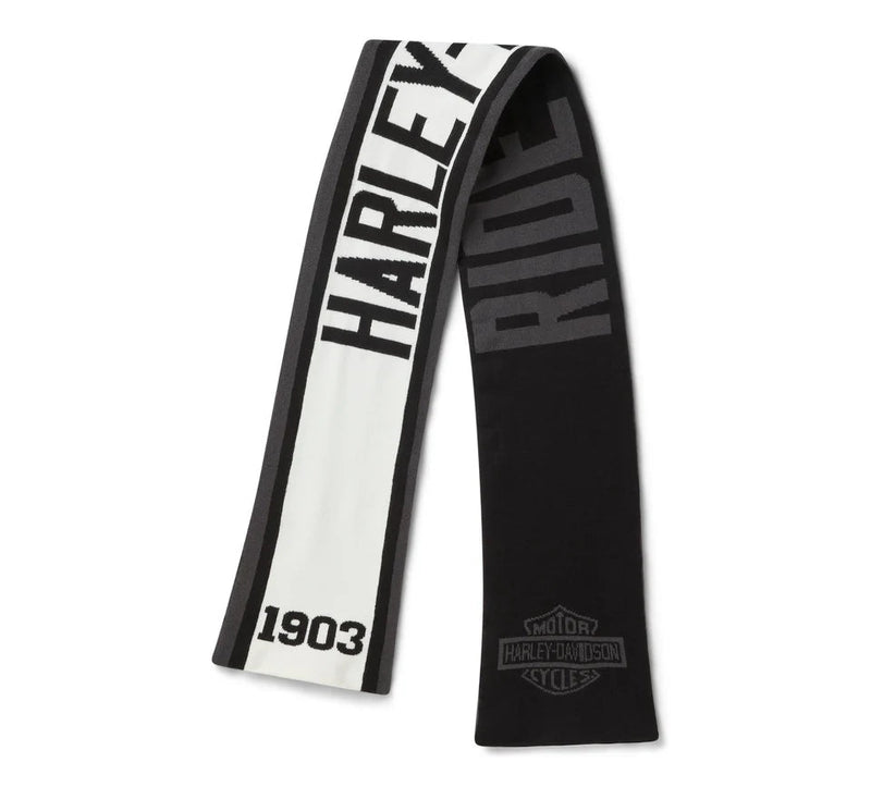 Load image into Gallery viewer, Harley-Davidson - H-D Striker Scarf - Harley Black -