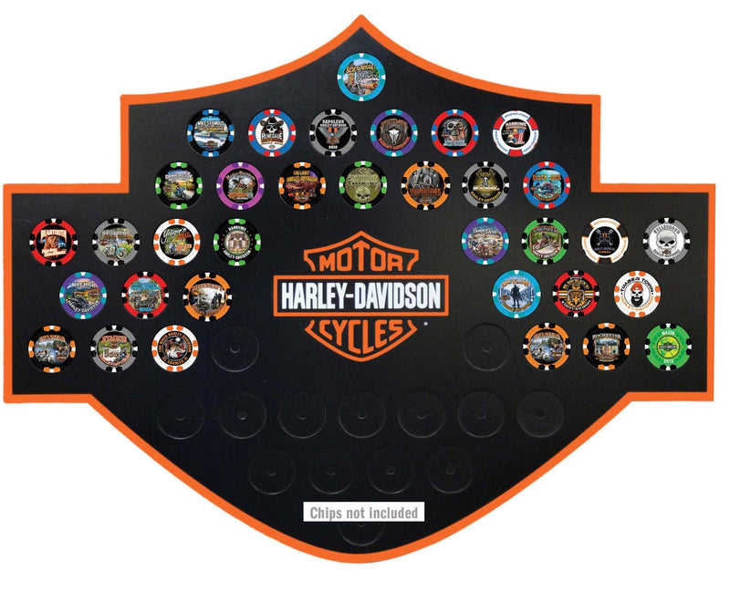 Load image into Gallery viewer, Prime - HD Bar and Shield Poker Chip Collector's Magnetic Frame -