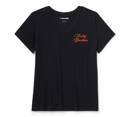 Women's Essential Bling V Neck Tee