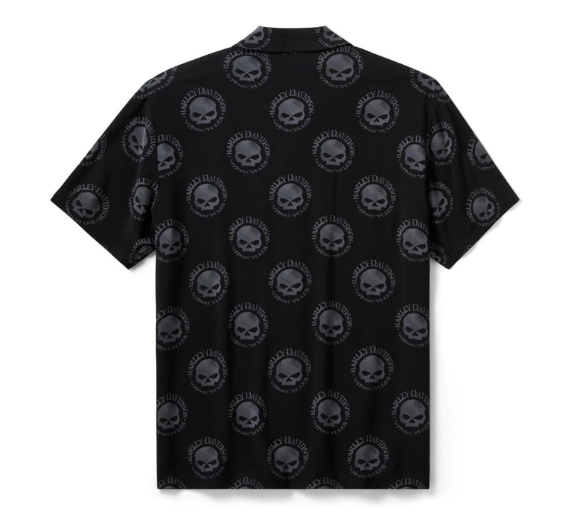 Load image into Gallery viewer, Harley-Davidson - Men's Willie G Skull Aloha Shirt -