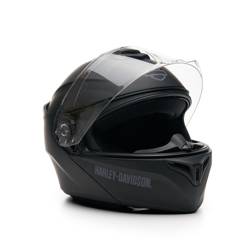 Load image into Gallery viewer, Harley-Davidson - Outrush R Modular Bluetooth Helmet - Matte Black - Modular Helmet