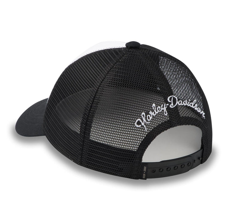 Load image into Gallery viewer, Harley-Davidson - Women's Rosebud Trucker Cap -