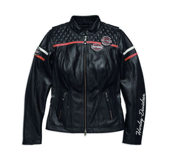 Load image into Gallery viewer, Women&#39;s Miss Enthusiast Leather Jacket
