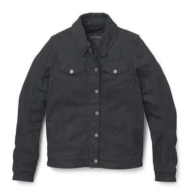 Women's Chisel Denim Trucker Riding Jacket