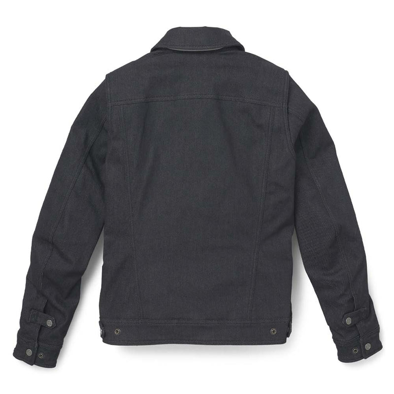 Load image into Gallery viewer, Women&#39;s Chisel Denim Trucker Riding Jacket
