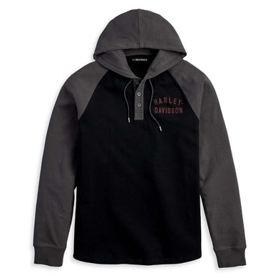 Men's Staple Hooded Raglan Henley