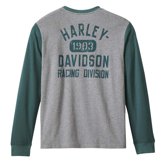Men's Racing Tee - Heather Grey