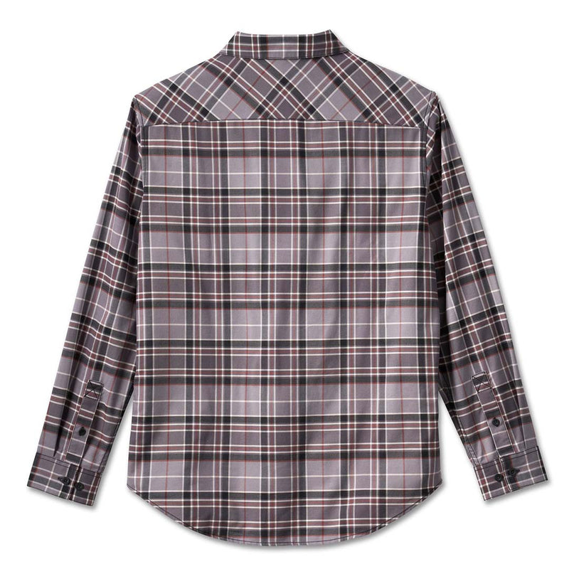 Load image into Gallery viewer, Men&#39;s 120th Anniversary Plaid Shirt - Grey Plaid
