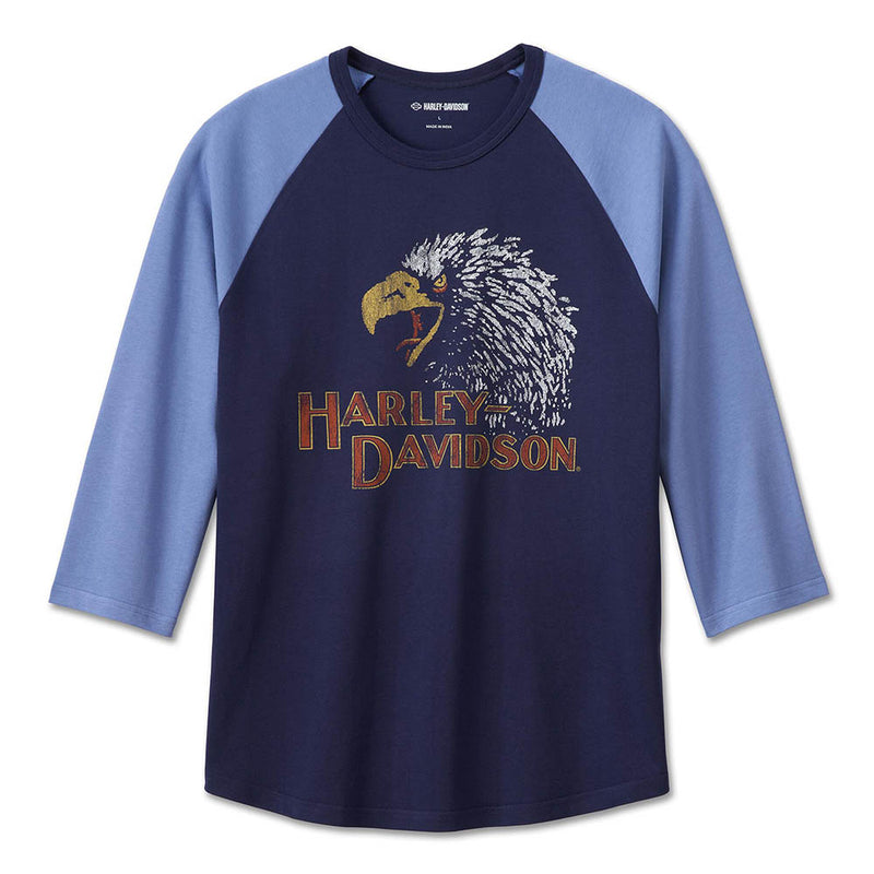 Load image into Gallery viewer, Men's Classic Eagle Raglan Tee - Peacoat
