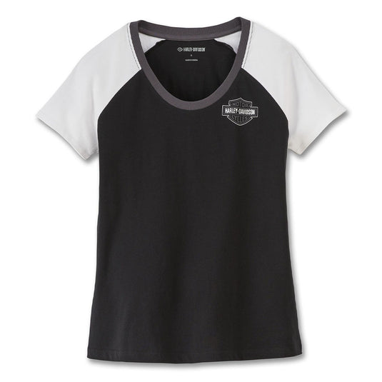 Women's United Raglan Tee - Black Beauty
