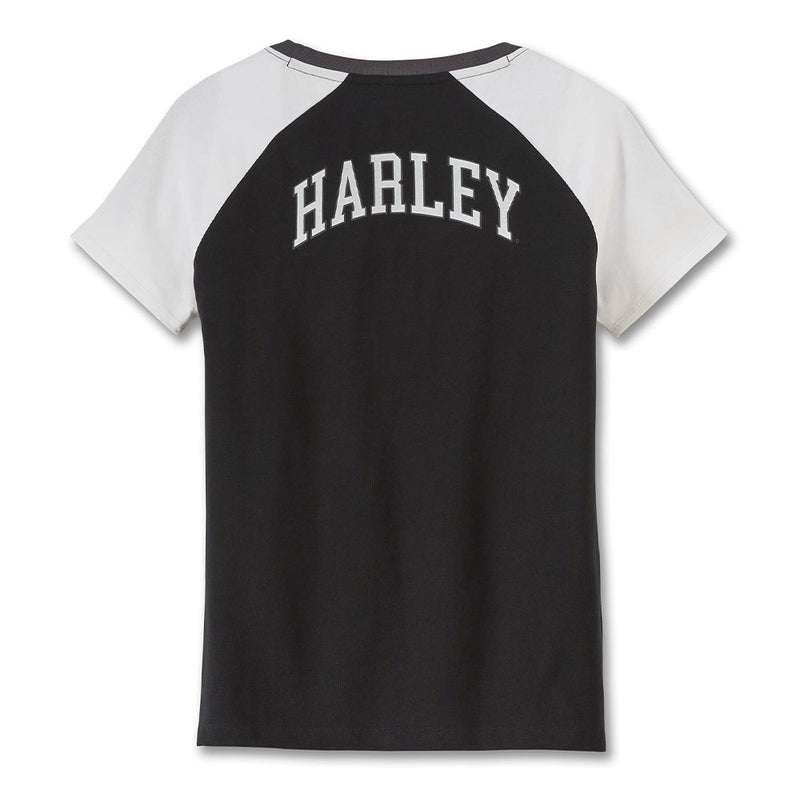 Load image into Gallery viewer, Women&#39;s United Raglan Tee - Black Beauty
